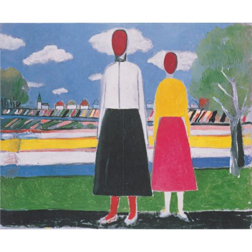 Kazimir Malevich, Bir Manzarada İki Figür