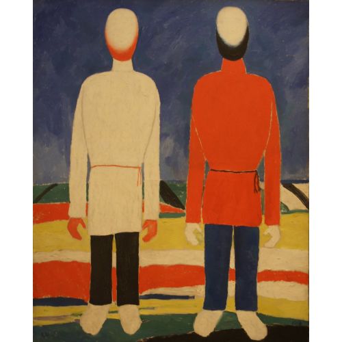 Kazimir Malevich, Two Males Figures Kazimir Malevich, Two Males Figures