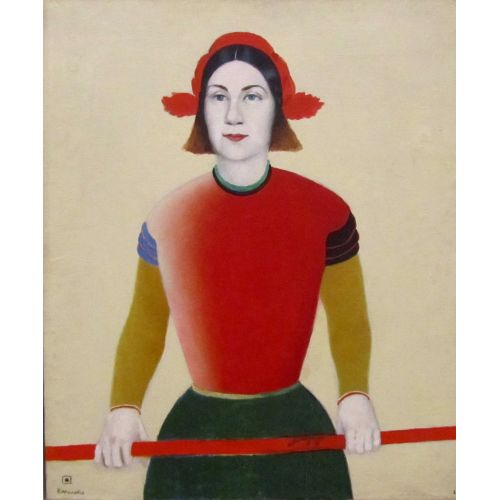 Kazimir Malevich, Kız İle Bir Kırmızı Direk Kazimir Malevich, Kız İle Bir Kırmızı Direk