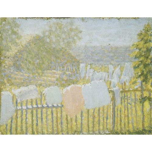 Kazimir Malevich, Çitlerdeki Çamaşırlar Yağlıboya Tablo