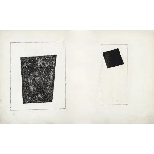 Kazimir Malevich Süprematizm Eskiz Xvı Süprematizm Kazimir Malevich Süprematizm Eskiz Xvı Süprematizm Sanat Akımları Kanvas Efektli Tablo, Resim Kağıdı Baskısı