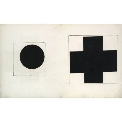 Kazimir Malevich Suprematism Sketch XxvIII Suprematism Art Movements Canvas, Drawing Paper Prints, Reproduction Oil Painting and