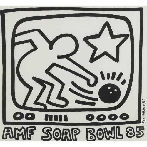 Keith Haring, Amf Soap Bowl 85