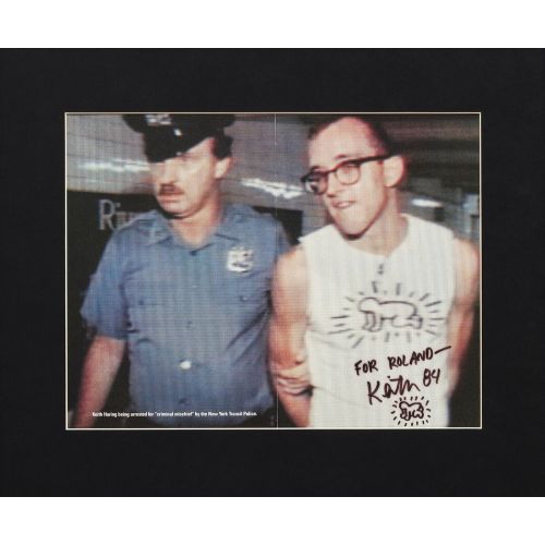 Keith Haring, Keith Haring Being Arrested For 'Criminal Mischief' By The New York Transit Police