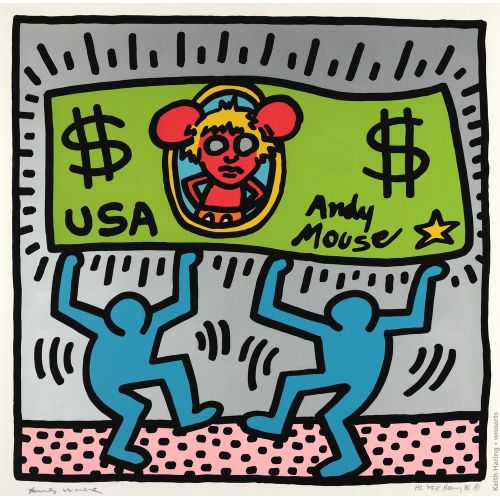 Keith Haring, Andy Mouse 4