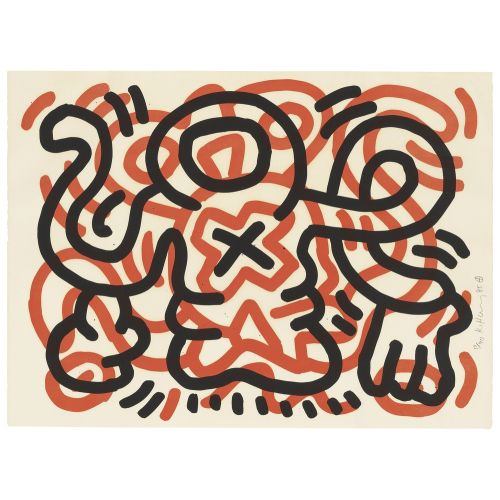 Keith Haring, Ludo Iv Pop Art Keith Haring, Ludo Iv Pop Art Art Movements Canvas, Drawing Paper Prints, Reproduction Oil Painting and High Resolution Image