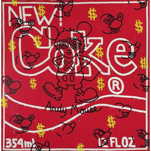 Keith Haring, Andy Mouse, New Coke