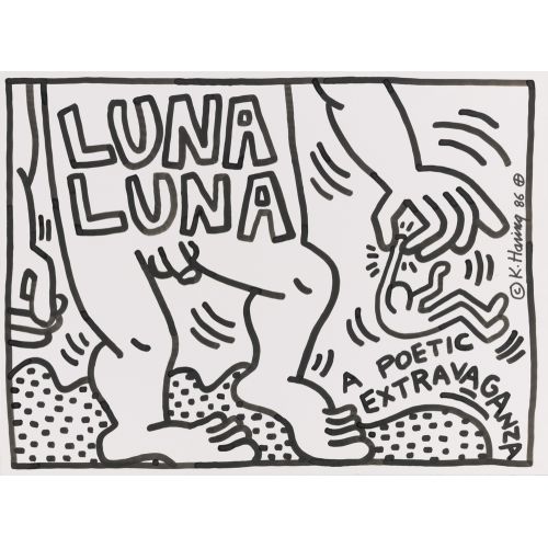 Keith Haring, Luna Luna A Poetic Extravaganza II