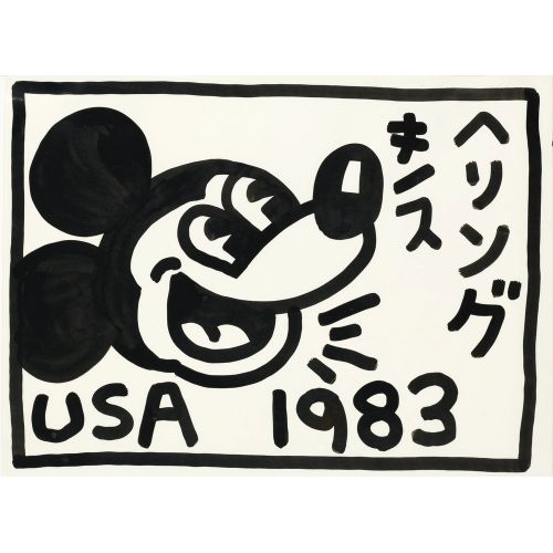 Keith Haring, Mickey Mouse