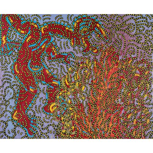 Keith Haring, Moses And The Burning Bush