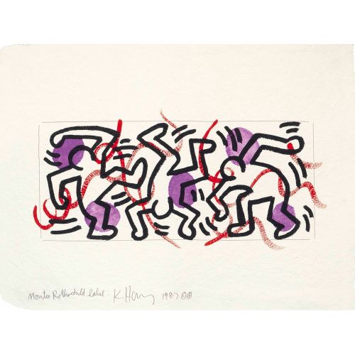 Keith Haring, Mouton Rothschild Label