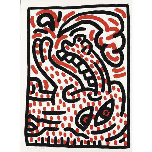 Keith Haring, Bir Levha: Ludo