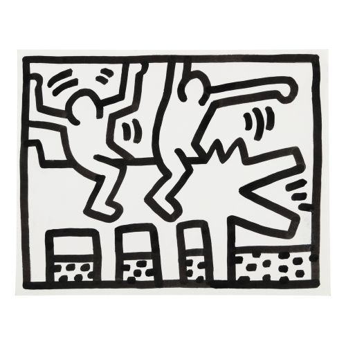 Keith Haring, Pop Dükkanı Çizimi Keith Haring, Pop Dükkanı Çizimi
