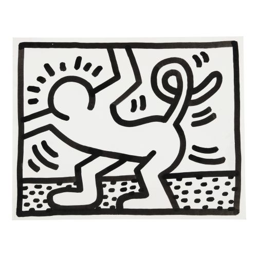 Keith Haring, Pop Dükkanı Çizimi II Keith Haring, Pop Dükkanı Çizimi II