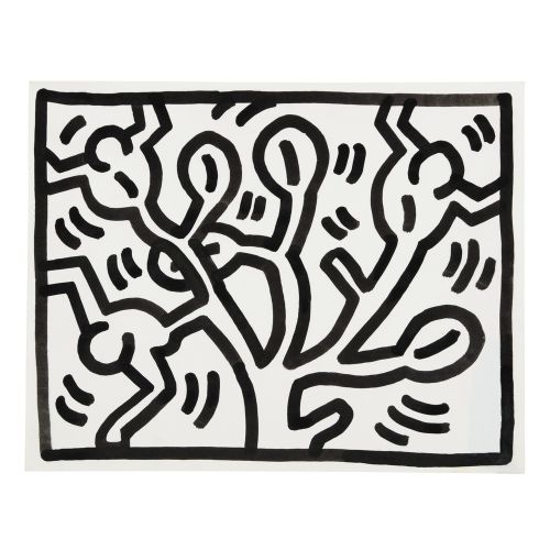 Keith Haring, Pop Dükkanı Çizimi V Keith Haring, Pop Dükkanı Çizimi V
