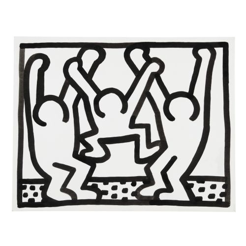 Keith Haring, Pop Dükkanı Çizimi X Keith Haring, Pop Dükkanı Çizimi X
