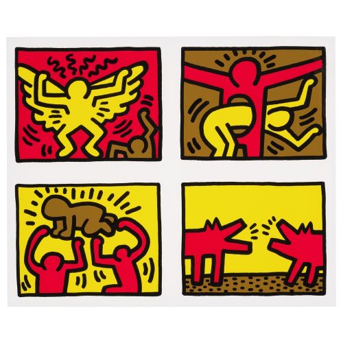 Keith Haring, Pop Shop Quad Iv