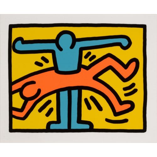 Keith Haring, Pop Shop VI 3 Pop Art Art Movements Canvas, Drawing Paper Prints, Reproduction Oil Painting and High Resolution