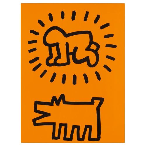 Keith Haring, Işıltılı Bebek Ve Havlayan Köpek Keith Haring, Işıltılı Bebek Ve Havlayan Köpek