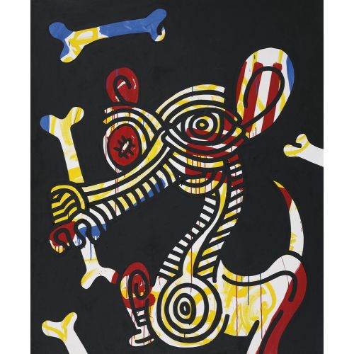 Keith Haring, Red, Yellow, Blue 4