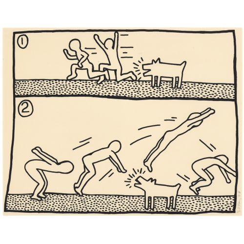Keith Haring, Plan Çizimleri, Tek Plaka Keith Haring, Plan Çizimleri, Tek Plaka