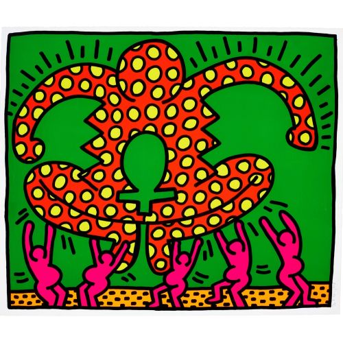 Keith Haring, The Fertility Suite, One Print Pop Art Keith Haring, The Fertility Suite, One Print Pop Art Art Movements Canvas, Drawing Paper Prints, Reproduction Oil Painting and