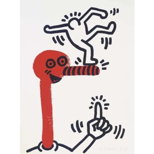 Keith Haring, Kırmızı Ve Mavinin Hikayesi 9