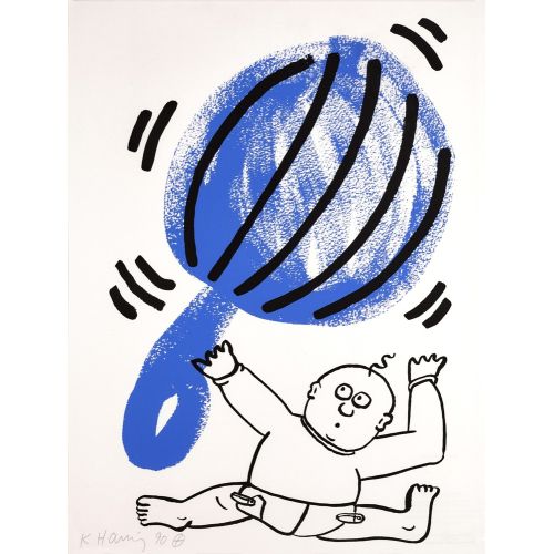 Keith Haring, The Story Of Red And Blue 19 Pop Art Keith Haring, The Story Of Red And Blue 19 Pop Art Art Movements Canvas, Drawing Paper Prints, Reproduction Oil Painting and High