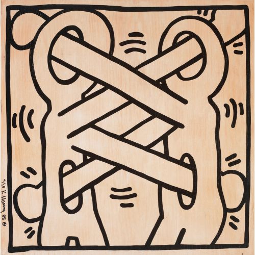 Keith Haring, Art Attack On Aids Pop Art Keith Haring, Art Attack On Aids Pop Art Art Movements Canvas, Drawing Paper Prints, Reproduction Oil Painting and High
