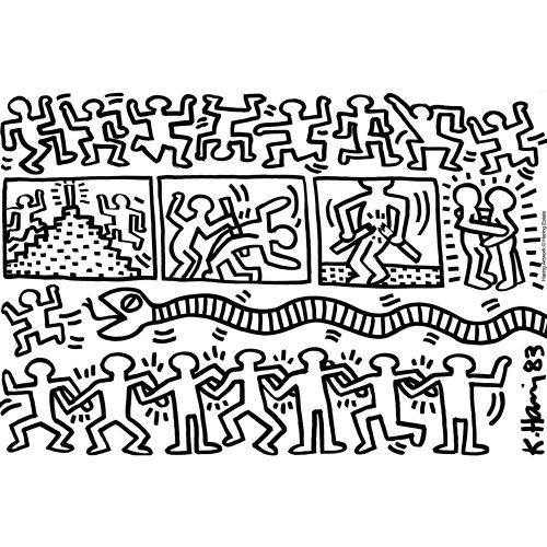 Keith Haring, Untitle 302 Keith Haring, Untitle 302