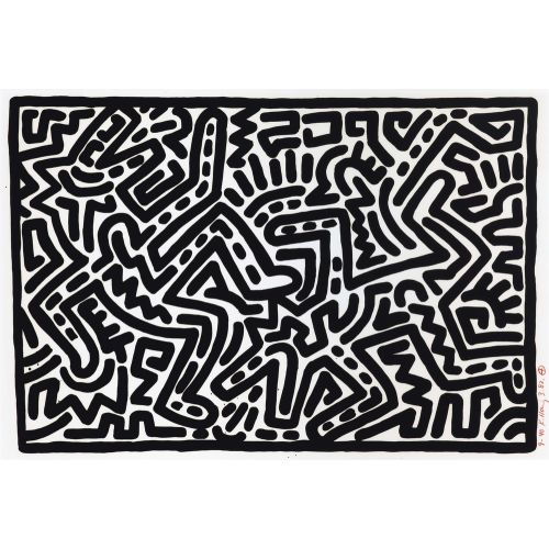 Keith Haring, İsimsiz 1-6, Tek Plaka Keith Haring, İsimsiz 1-6, Tek Plaka