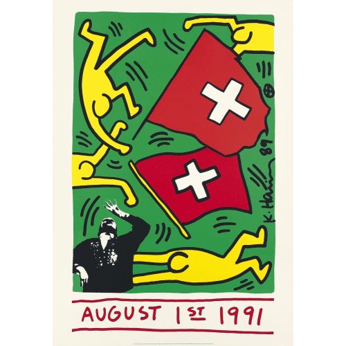 Keith Haring, 1 Ağustos 1991 Keith Haring, 1 Ağustos 1991