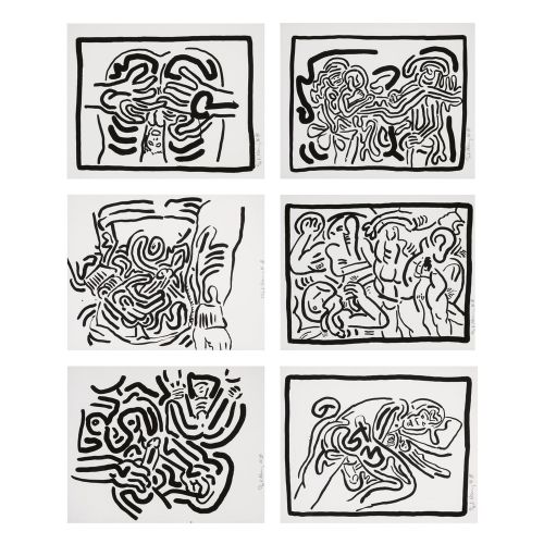 Keith Haring, Bad Boys Pop Art Keith Haring, Bad Boys Pop Art Art Movements Canvas, Drawing Paper Prints, Reproduction Oil Painting and High Resolution Image