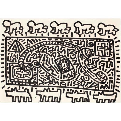 Keith Haring, Untitled 68