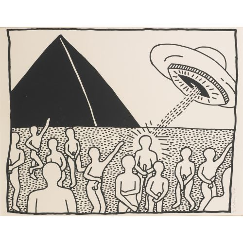 Keith Haring, Blueprint Drawing