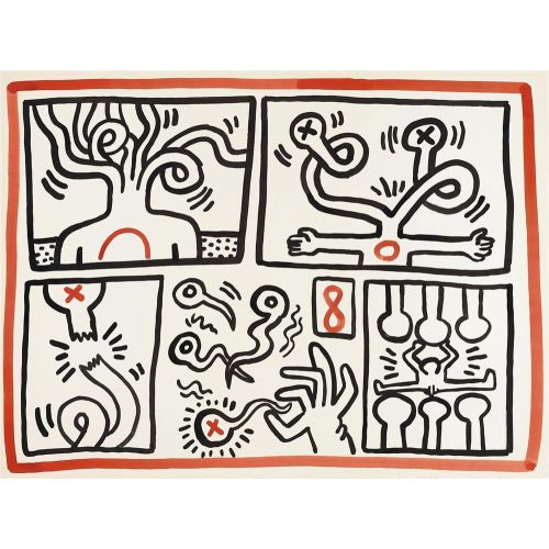 Keith Haring, İsimsiz 107 Keith Haring, İsimsiz 107