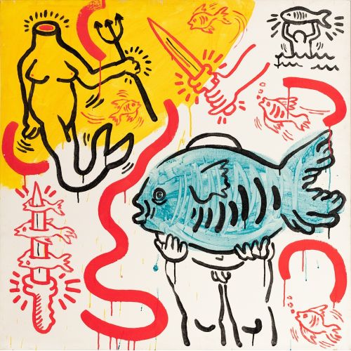Keith Haring, İsimsiz 145 Keith Haring, İsimsiz 145