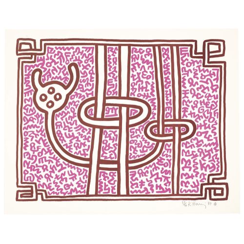 Keith Haring, Chocolate Buddha Iv