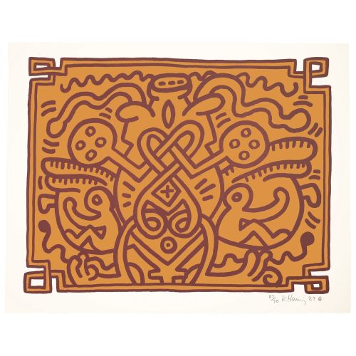Keith Haring, Chocolate Buddha V
