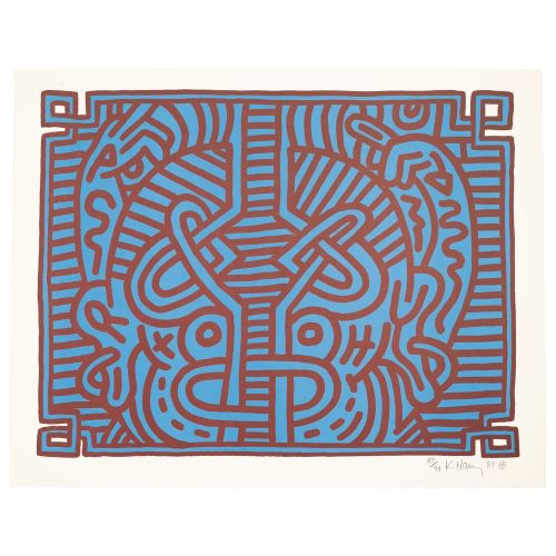 Keith Haring, Chocolate Buddha I