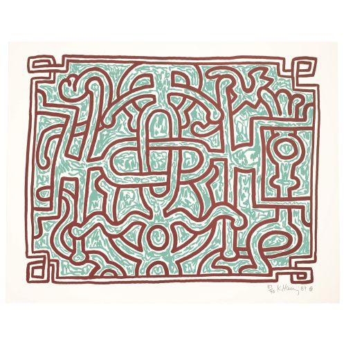 Keith Haring, Chocolate Buddha II