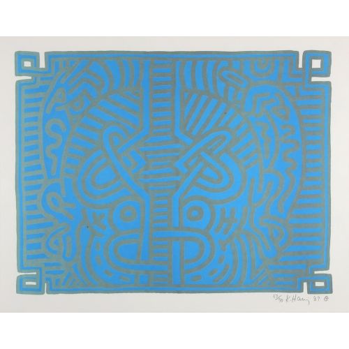 Keith Haring, Chocolate Buddha III Pop Art Keith Haring, Chocolate BuddhaIII Pop Art Art Movements Canvas, Drawing Paper Prints, Reproduction Oil Painting and High