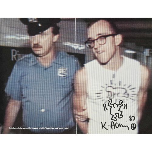 Keith Haring, Dancing Man Pop Art Art Movements Canvas, Drawing Paper Prints, Reproduction Oil Painting and High Resolution Image
