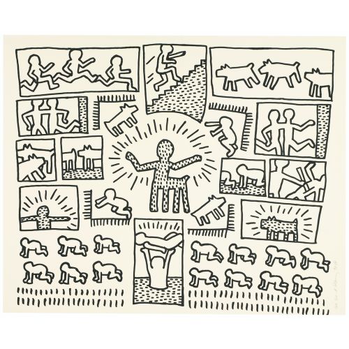 Keith Haring, Untitled, From The Blueprint Drawings 2