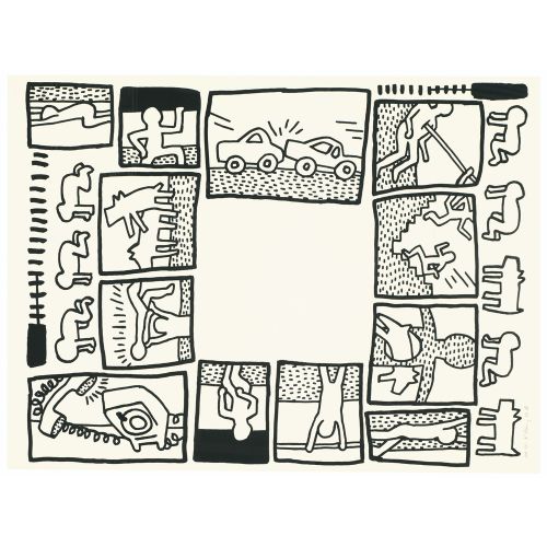 Keith Haring, Untitled, From The Blueprint Drawings 5
