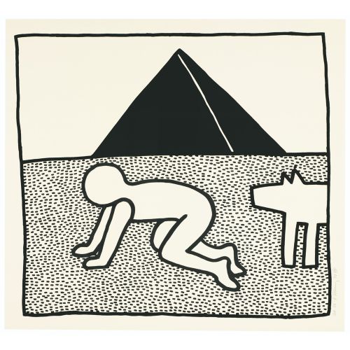 Keith Haring, Untitled, From The Blueprint Drawings 9