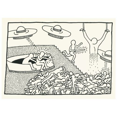 Keith Haring, Untitled, From The Blueprint Drawings 10