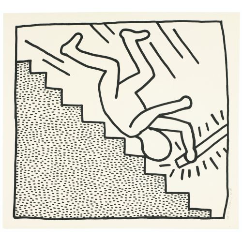 Keith Haring, Untitled, From The Blueprint Drawings 13