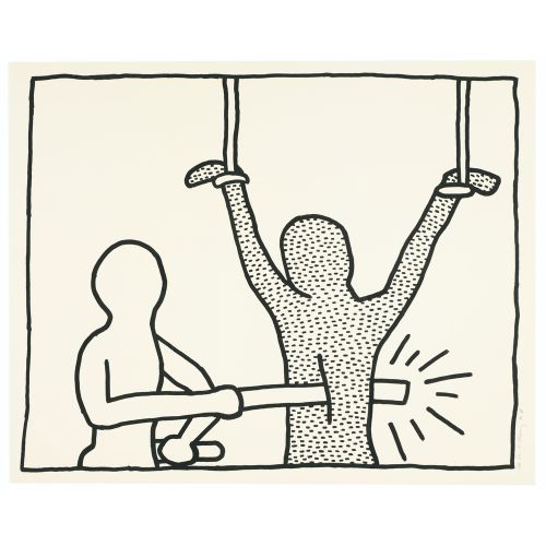 Keith Haring, Untitled, From The Blueprint Drawings 14