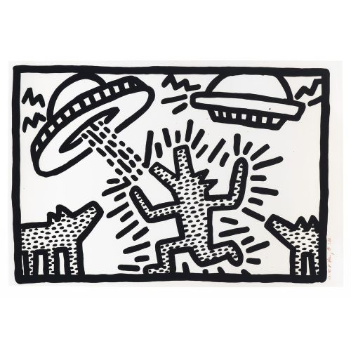 Keith Haring, Untitled, One Plate